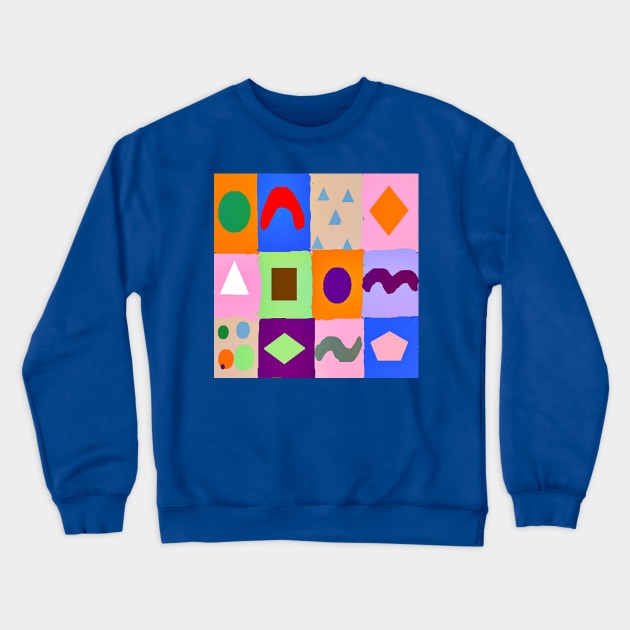 Kaleidoscope Pattern Crewneck Sweatshirt by 2triadstore